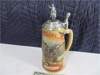 MILLER Birth of A Nation Embossed Beer Stein