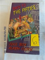 "Back to Fifties" Juke Box Alarm Clock w/Box