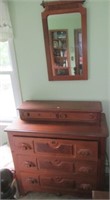 Antique 3 drawer dresser 41"T x 39"W Note: Missing