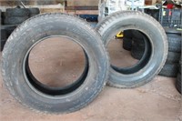 PAIR OF 265/55/18 NON MATCHING TIRES