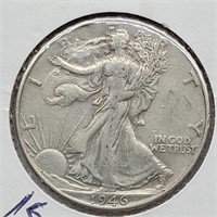 1946 WALKING LIBERTY HALF DOLLAR