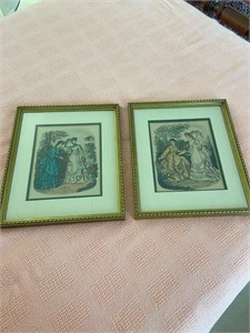 Pair of Victorian Lady Pictures
