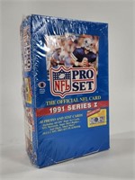 1991 PRO SET NFL SERIES I WAX BOX - SEALED