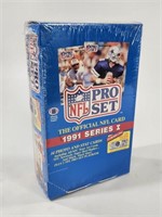 1991 PRO SET NFL SERIES I WAX BOX - SEALED