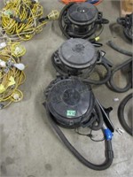 (3) Hepa Vacuums