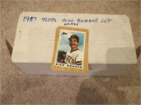 1987 Topps mini baseball card lot