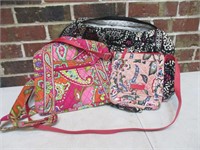 3 Vera Bradley Bags / Purses