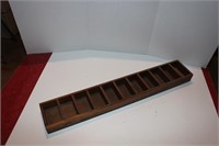 Wooden Tray with Sections