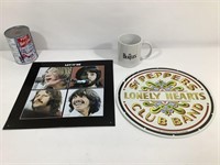 The Beatles : tasses, affiche, plaque