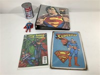 Superman : Comic Cyborg Comic, figurine, classeur