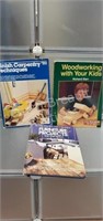 3 woodworking books - woodworking with your kids