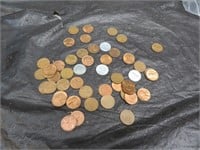 50 Assorted Wheat Pennies