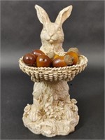 White Rabbit Statue, Decorative Acorn Vase Filler