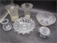 Crystal Sugar Dish, Bowls, Vases