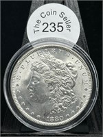 1880 Morgan Silver Dollar UNC