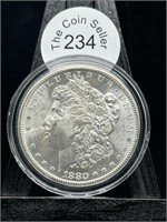 1880 S Morgan Silver Dollar UNC