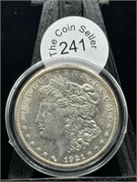 1921 S Morgan Silver Dollar UNC