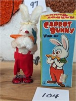 Carrot Bunny Wind-Up Toy