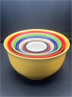 Unmarked nesting bowls