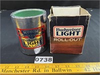 Vintage Bud Light Roll-Out Dice Shaker Game