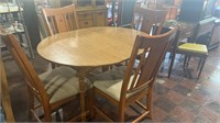 Dining room Table With Four Chairs (1 chair