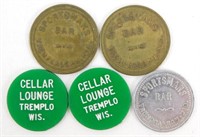 Old Trempealeau, WI, Tokens