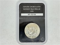 Genuine Uncirculated Kennedy Half Dollar 40% 1970