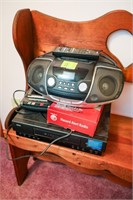 RCA Cassette Radio Player, RCA VCR 4-