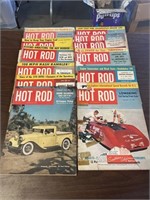 (12) 1952 Hot Rod Magazines