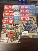 (10) 1951 Hot Rod Magazines