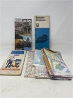 Road maps-1 Kentucky/Tennessee, 1 Kentucky, 1