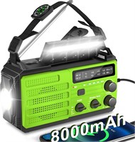Emergency Weather Radio,8000mAh