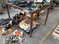 Plate Topped Welders Bench Approx 1.6m x 1.2m