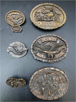 Vintage Bronze Sturgis Belt Buckles & Pins