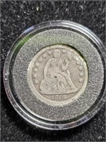 1856 Liberty Seated Dime