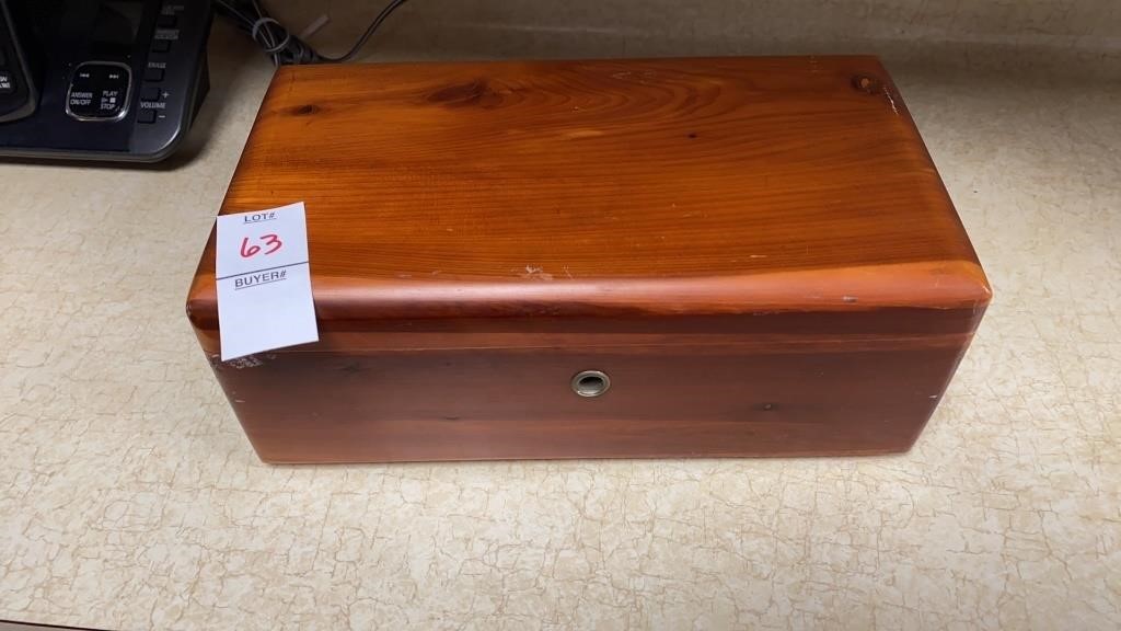 Lane cedar chest, Gearharts,  Conemaugh, 9 x 5 “