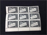 Canada #375, Newspaper Industry, Block Of 9, Mnh