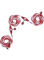 ( New / Packed ) Dewenwils 25 FT Candy Cane