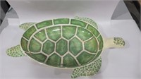 Large plastic turtle bowl 22in