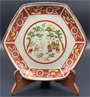 Asian Scene Octagon Plate