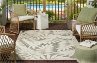 Aloha 6ft x 9ft Natural Outdoor Rug, ALH18