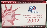 2002 US Mint 10 Coin Silver Proof Sets (2)