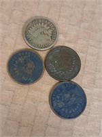 1800s 1900s pennies