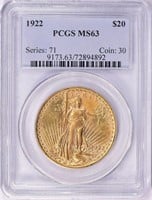 $2800 PCGS Guide: 1922 Saint-Gaudens Gold $20