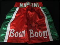 Ray BOOM BOOM Mancini signed shorts JSA COA