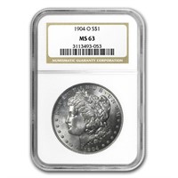 1904-o Morgan Dollar Ms-63 Ngc