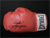 Smokin Joe Fraizer signed boxing glove COA