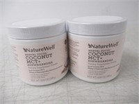 (2) "As Is" NatureWell Mental Focus Coconut MCT +