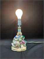 Vintage Riviera Japanese figure lamp tested