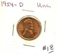 1954-D Lincoln Cent - Uncirculated